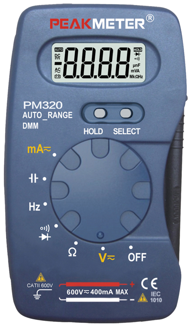 Мультиметр PeakMeter PM320 цифровой - фото 1 - id-p109333341