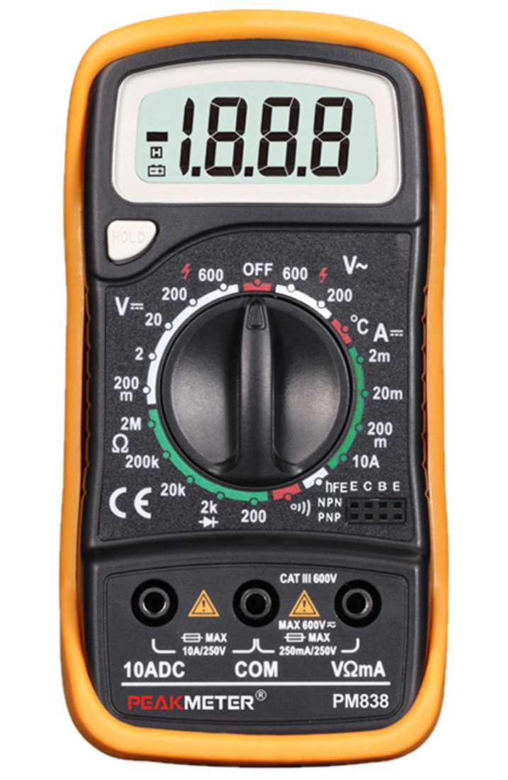 Мультиметр PeakMeter PM838 цифровой