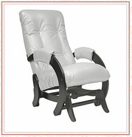 Кресло-качалка глайдер модель 68 каркас Венге экокожа Mango-002