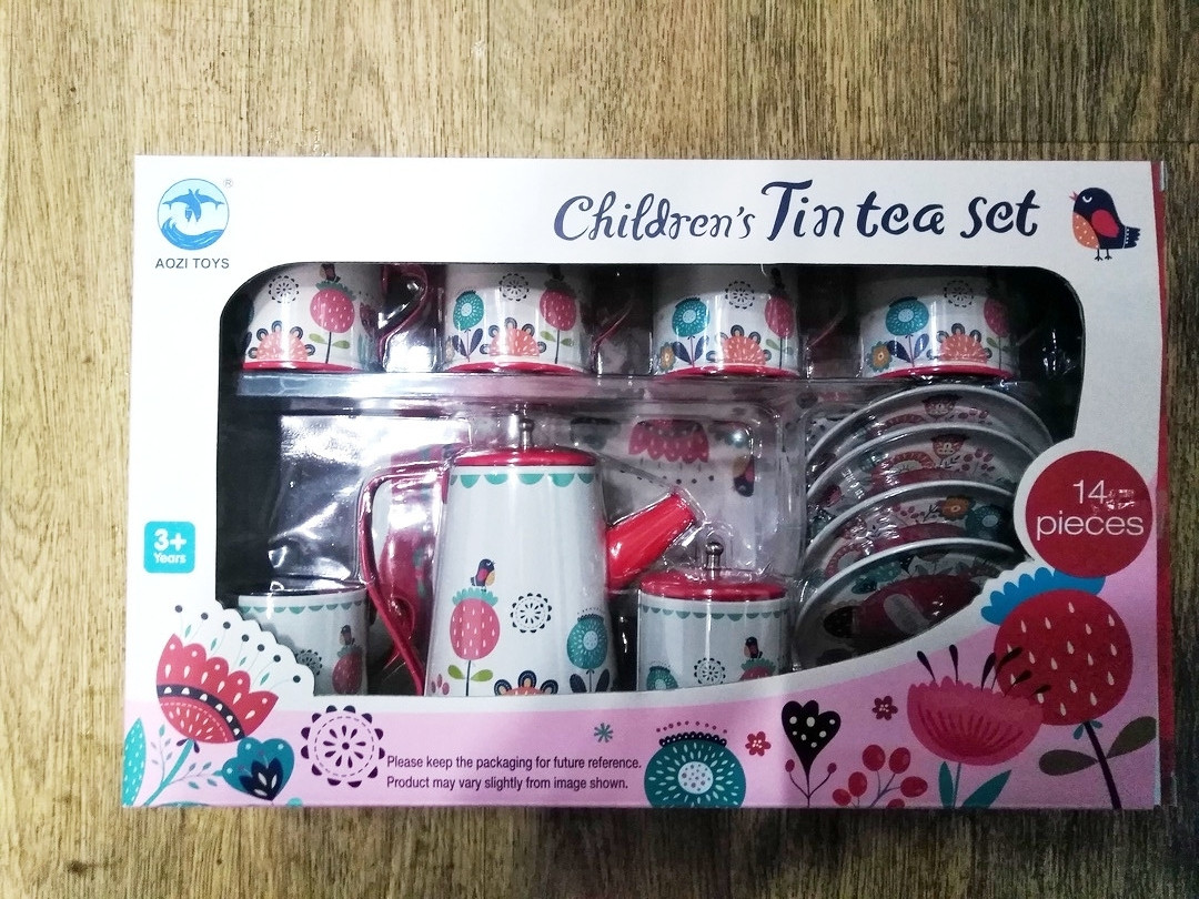 Детский набор металлической посуды 998E - фото 1 - id-p110784117