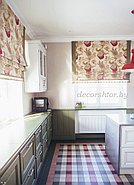 Римские шторы для кухни в английском стиле, фото 3