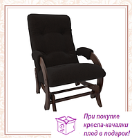 Кресло-качалка глайдер модель 68 каркас Орех ткань Montana-100