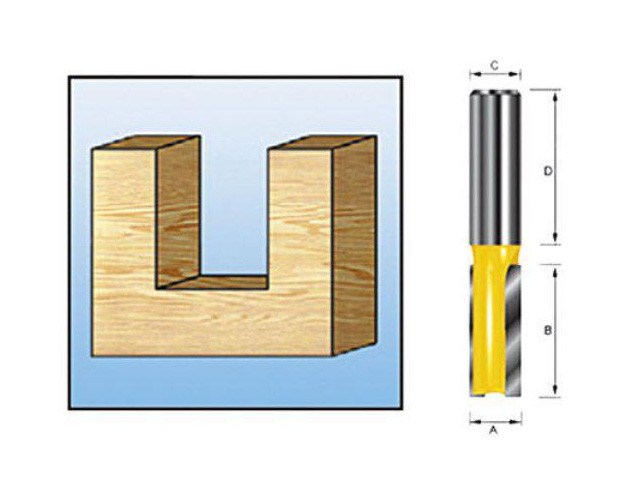 ТС пазовая фреза 12х20х8х32х2Т MAKITA