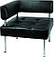 Кресло диван КАРАВАН для клуба и офиса,  кресла CARAVAN CORNER одноместный в кож/заме, фото 4