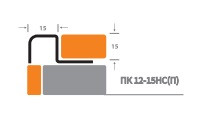 Профиль угловой ПК 12-15НС из нержавеющей стали 2,7м - фото 2 - id-p110917870