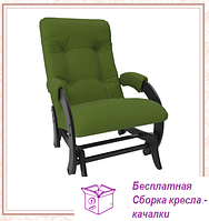 Кресло-качалка глайдер модель 68 каркас Венге ткань Montana-501