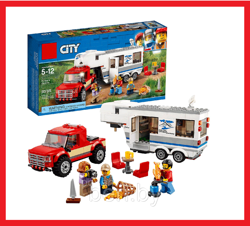 6964 Конструктор SY City Life "Пикап и Караван", 373 детали