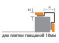 Профиль угловой ПК 10-20НС из нержавеющей стали 2,7м - фото 2 - id-p110922335