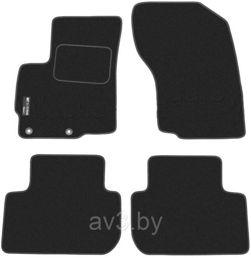 Коврики в салон ВОРСОВЫЕ Mitsubishi Outlander 3 2012- / Duomat