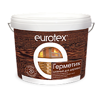 Герметик шовный для дерева EUROTEX 3кг, орех