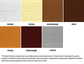Герметик шовный для дерева EUROTEX 3кг, орех, фото 2