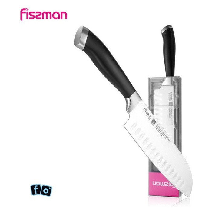 2470 FISSMAN Сантоку нож ELEGANCE 18 см (X50CrMoV15 сталь) - фото 1 - id-p97160159