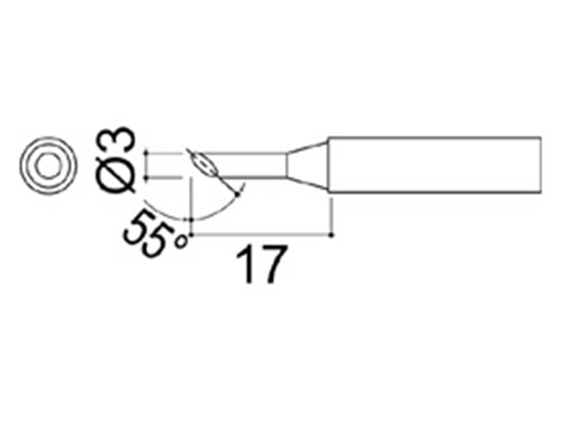 Жало UnionTest 900M-T-3.4CM (Hakko 900M-T-3.4CM) - микроволна - фото 2 - id-p109333635