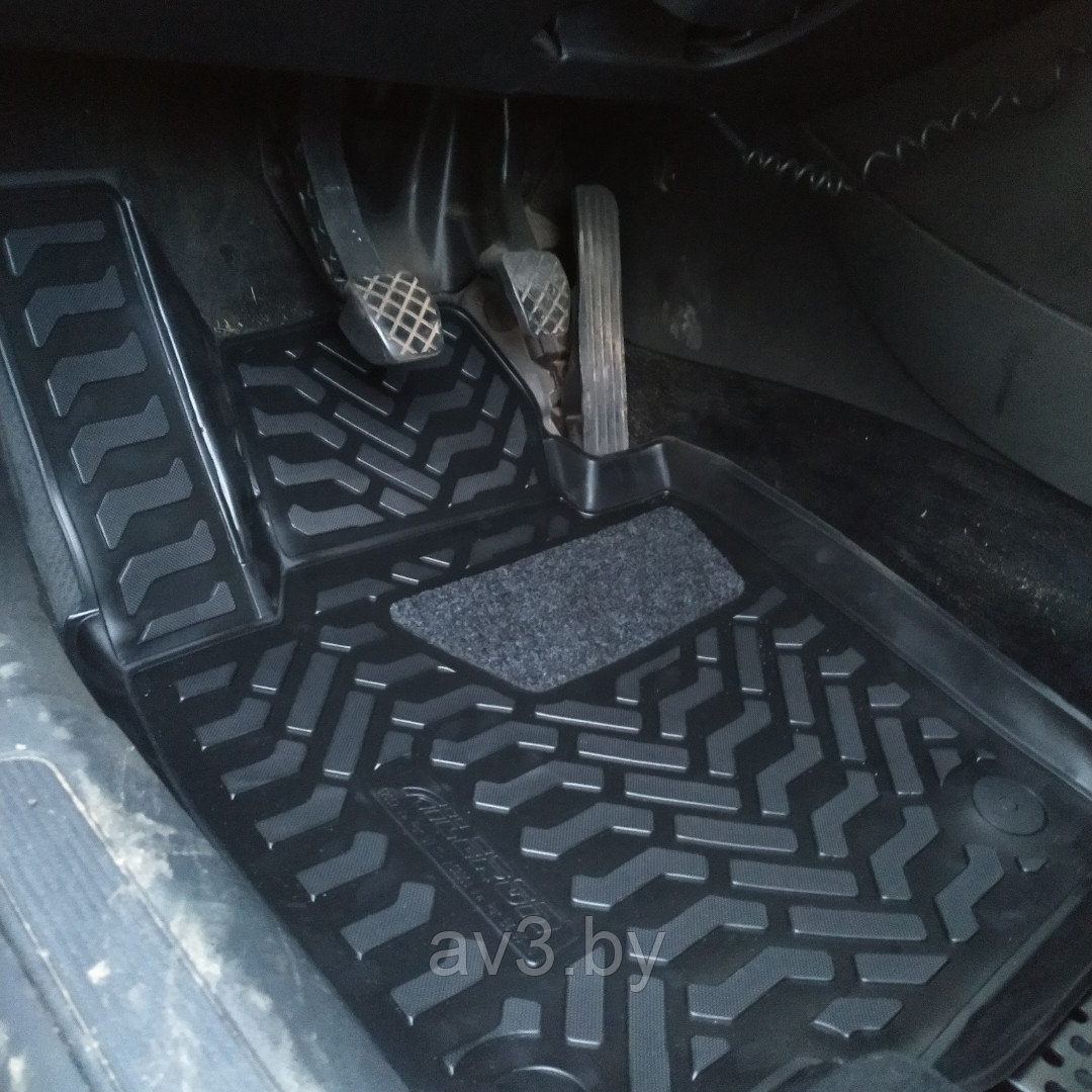 Коврики в салон Volkswagen Passat B6 / B7 2005-2014, 3D с подпятником ...