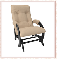 Кресло-качалка глайдер модель 68 каркас Венге ткань Montana-902