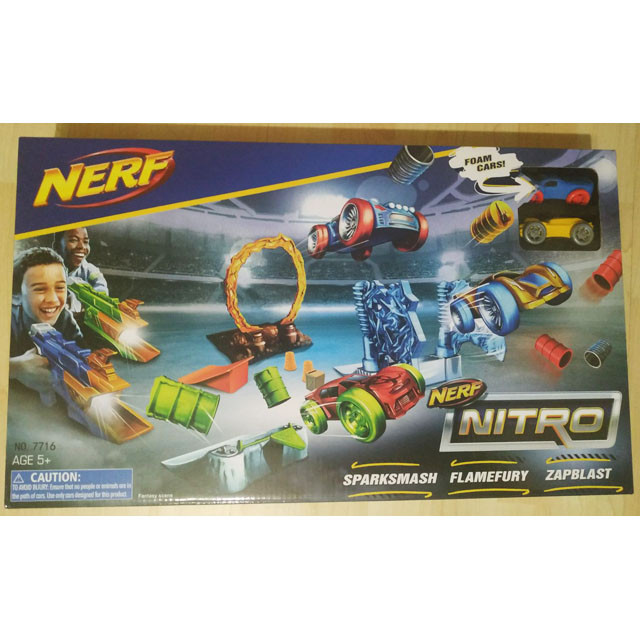 Игровой набор с бластером Nerf Nitro 7716 - фото 1 - id-p110979326