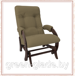 Кресло-качалка глайдер модель 68 каркас Орех ткань Montana-904