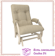 Кресло-качалка глайдер модель 68 каркас Дуб шампань ткань Мальта-01