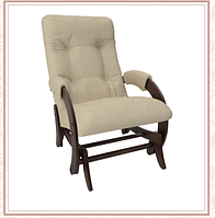 Кресло-качалка глайдер модель 68 каркас Орех ткань Мальта-01