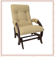 Кресло-качалка глайдер модель 68 каркас Орех ткань Мальта-03