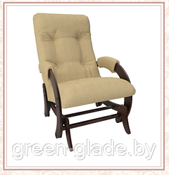 Кресло-качалка глайдер модель 68 каркас Орех ткань Мальта-03