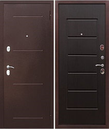 Двери входные металлические 7,5 Гарда Антик, Венге