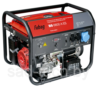 Генератор бензиновый FUBAG BS 6600 A ES с электростартером и коннектором автоматики - фото 1 - id-p110980064