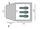 Палатка BTrace Dome 3, фото 2
