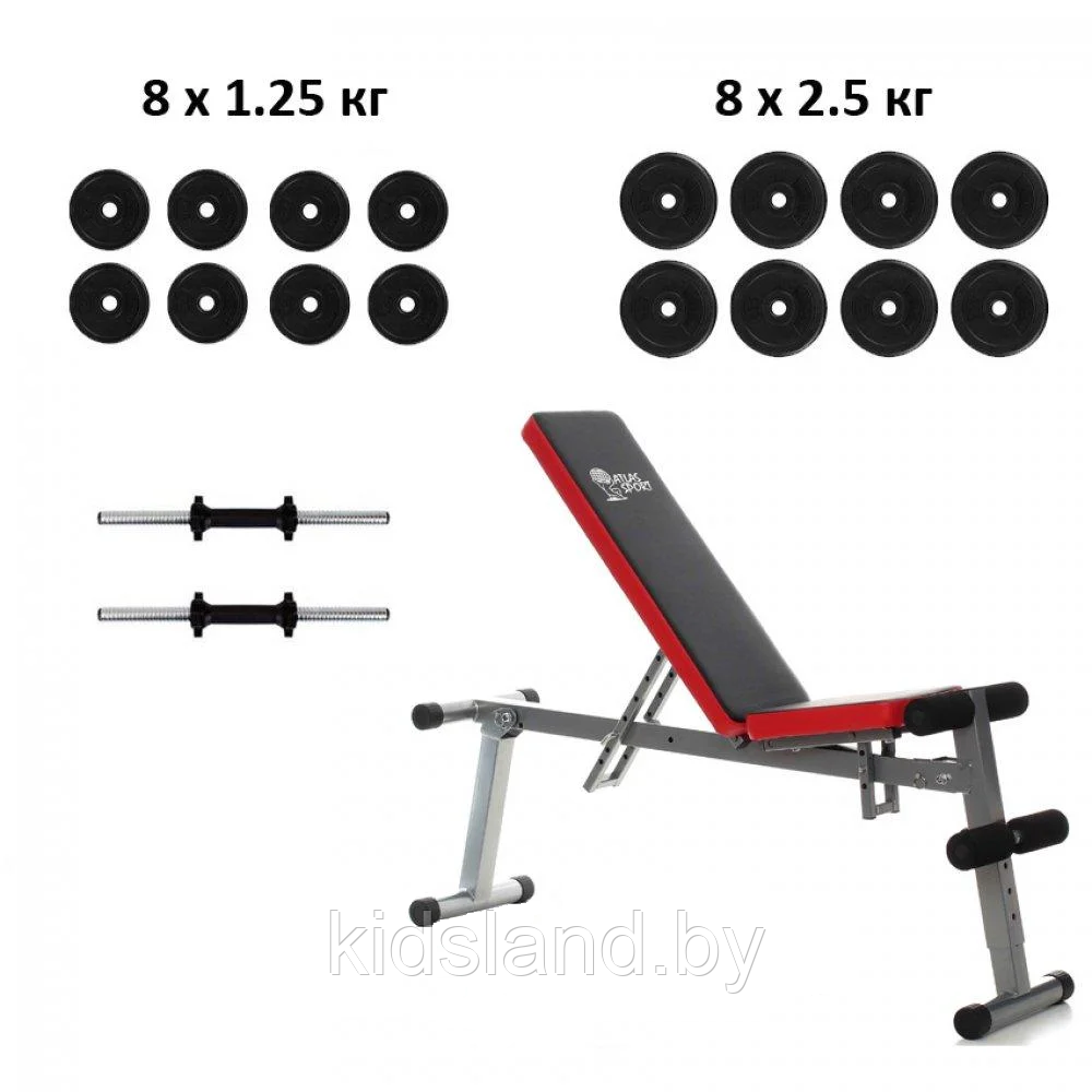 Скамья спортивная многофункциональная для пресса Atlas Sport AS 03 - фото 4 - id-p110980513