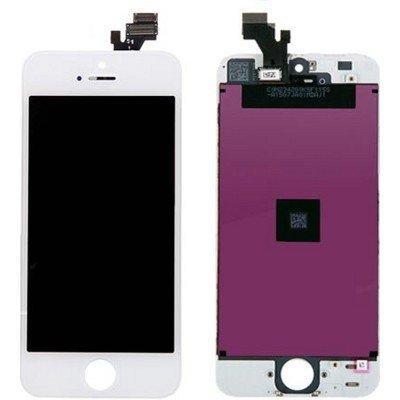 Дисплей (экран) Apple iPhone 5 (с тачскрином и рамкой), white, фото 2