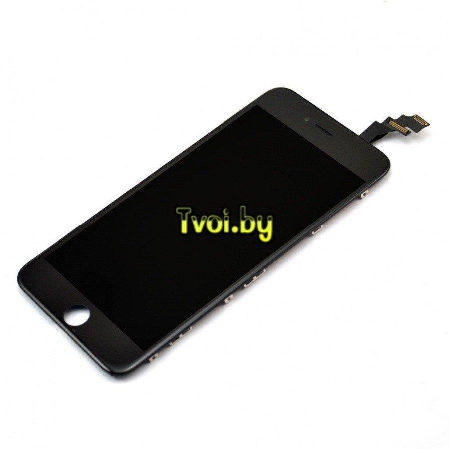 Дисплей (экран) Apple iPhone 6 (с тачскрином и рамкой) аналог, black - фото 2 - id-p87192780