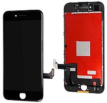 Экран Apple iPhone 7, черный (с тачскрином и рамкой), фото 2