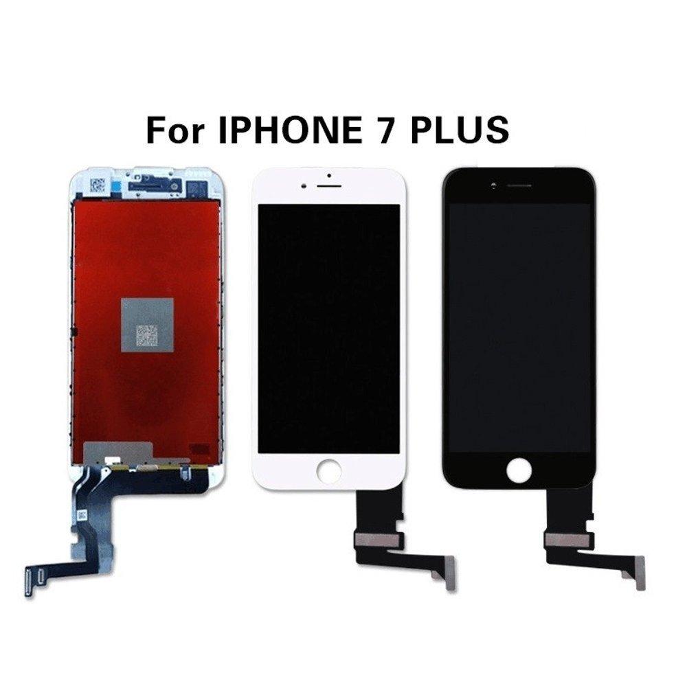 Дисплей (экран) Apple iPhone 7 Plus (с тачскрином и рамкой) аналог, black - фото 3 - id-p93456358