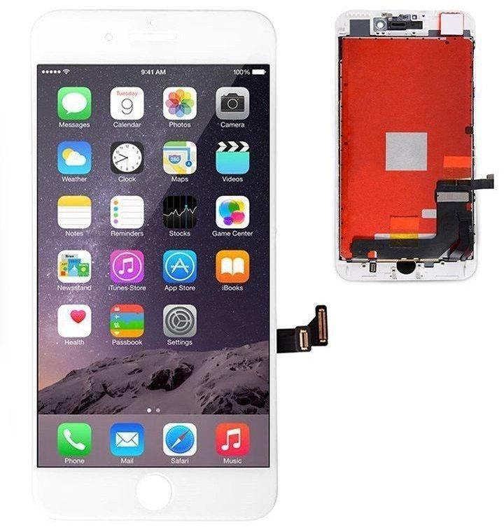 Дисплей (экран) Apple iPhone 7 Plus (с тачскрином и рамкой) аналог, white