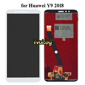 Дисплей (экран) Huawei Y9 2018 (FLA-LX1) с тачскрином, (white)