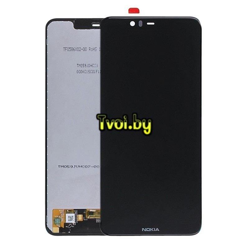 Дисплей (экран) Nokia 5.1 (TA-1075) c тачскрином (Black) - фото 1 - id-p95787019