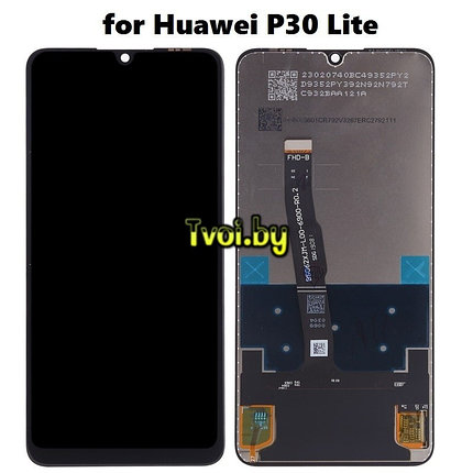 Дисплей (экран) для Huawei P30 Lite (MAR-LX1M) с тачскрином, черный, фото 2
