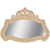 Зеркало настенное (с фацетом) "Версаль" 1100 х 780 х 35 цвет "Слоновая кость с золотой патиной"