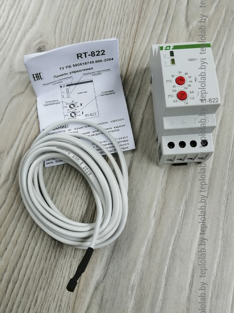 Регулятор температуры RT-822 Евроавтоматика ФиФ - фото 2 - id-p92127347