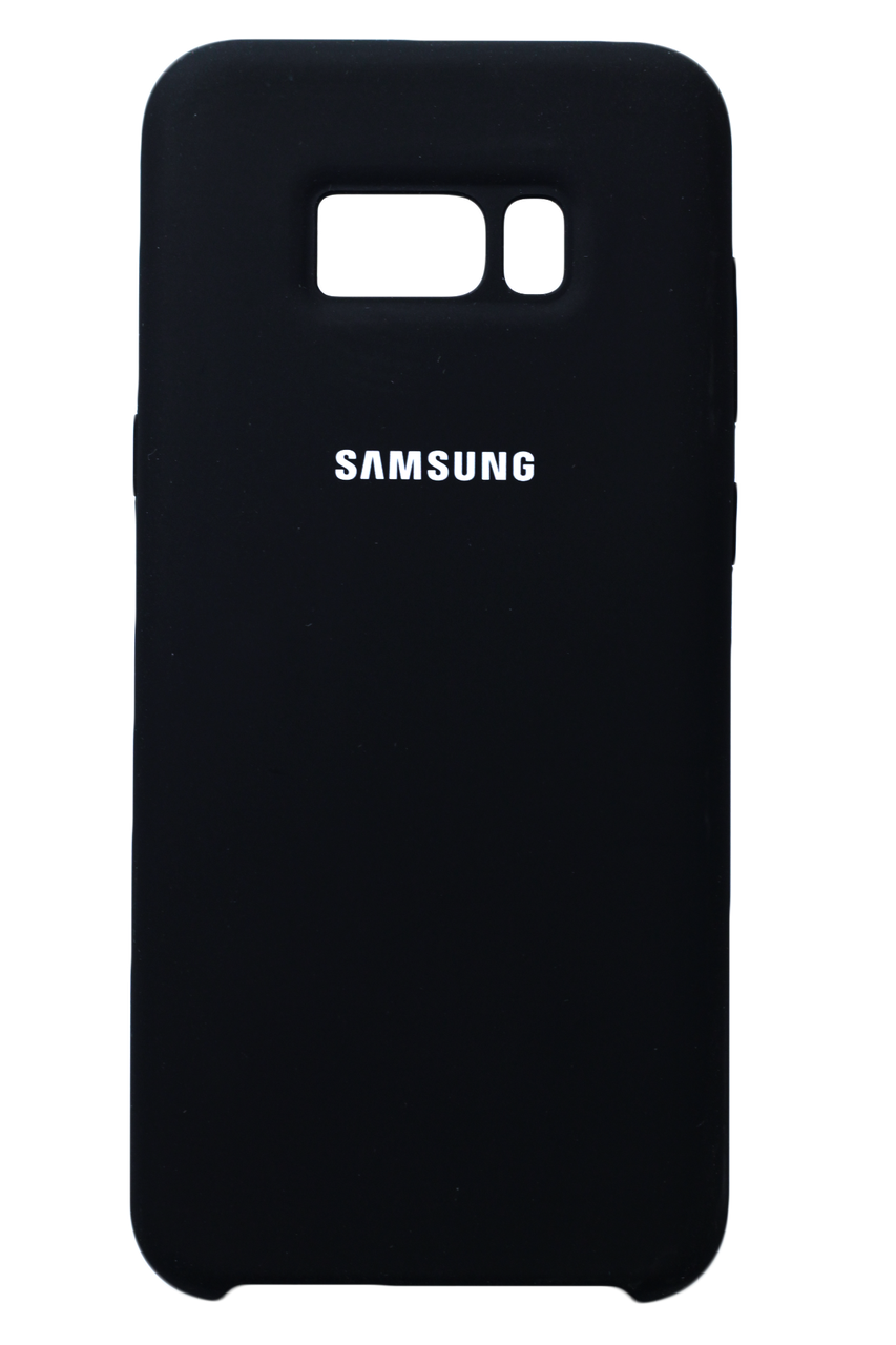 Чехол-накладка для Samsung Galaxy S8 Plus SM-G955 (копия) Silicone Cover черный - фото 2 - id-p111000124