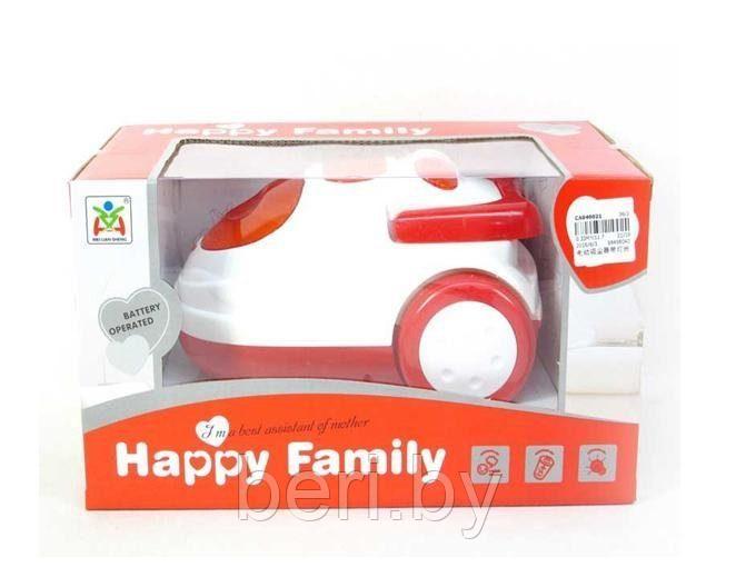 LS820K2 Детский пылесос на батарейках Happy Family, свет, пенопластовые шарики, на батарейках - фото 2 - id-p111002774