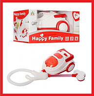 LS820K2 Детский пылесос на батарейках Happy Family, свет, пенопластовые шарики, на батарейках