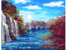 Рисование по номерам "Долина водопадов"