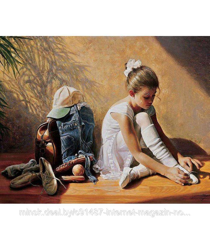 Рисование по номерам "Маленькая балерина" картина - фото 1 - id-p111007016