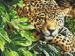 Алмазная мозаика "Гепард" на подрамнике - фото 1 - id-p111007017