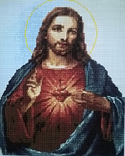 Алмазная мозаика"Иисус"вышивка