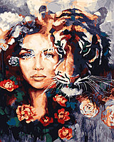 Рисование по номерам "Глаза тигра" картина