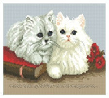 Алмазная мозаика "Радужный кот" на подрамнике - фото 7 - id-p111007244