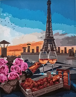 Рисование по номерам "Романтика Парижа" картина