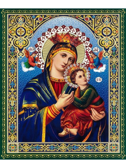 Рисование по номерам "Дева Мария с ребенком" картина - фото 1 - id-p111007278